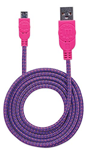 Manhattan 352741 1.8 m USB A Micro-B Pink, Violett Kabel USB von Manhattan