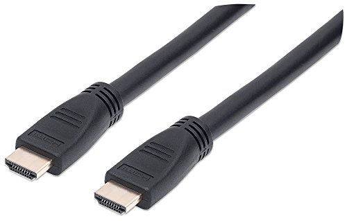Manhattan 353977 Intellinet High Speed HDMI-Kabel mit Ethernet-Kanal, 10m, geschirmt (CL3-zertifiziert für Wandinstallationen) schwarz von Manhattan