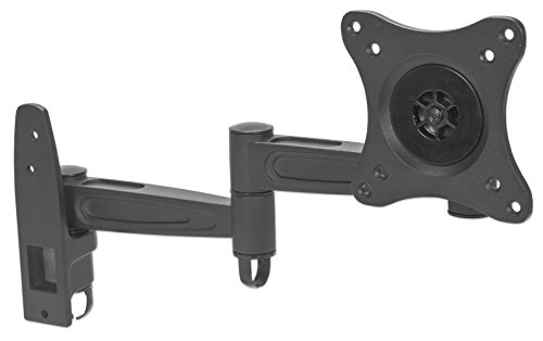 Manhattan 423670 Universal Gelenkarmhalterung für Flachbildschirme zweifach schwenkbarer Arm 13" bis 27" bis 15 kg schwarz Manhattan 423670 Universal Gelenkarmhalterung für Flachbildschirme zweifach schwenkbarer Arm 13" bis 27" bis 15 kg schwarz von Manhattan
