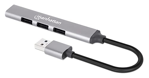 Manhattan 4Port USB-A Hub 3x480Mbit/s 1xGbit/s USB-A Stecker von Manhattan