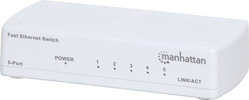 Manhattan 560672 Netzwerk Switch 5 Port 100MBit/s von Manhattan