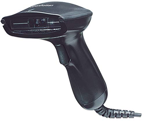 Manhattan CCD Long Range Barcodescanner 500 mm Scanreichweite USB schwarz 460835 von Manhattan