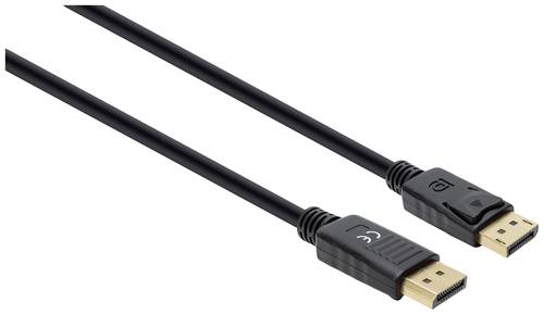 Manhattan DisplayPort Anschlusskabel DisplayPort Stecker, DisplayPort Stecker 1.00m Schwarz 355582 D von Manhattan