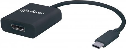 Manhattan - Externer Videoadapter - USB 3,1 - DisplayPort - Schwarz (152020) von Manhattan