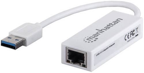 Manhattan Gigabit Ethernet Adapter Netzwerkadapter 1 GBit/s USB 3.2 Gen 1 (USB 3.0) von Manhattan