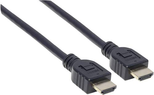 Manhattan HDMI Anschlusskabel HDMI-A Stecker, HDMI-A Stecker 2.00m Schwarz 353939 UL-zertifiziert, U von Manhattan