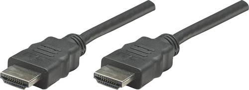 Manhattan HDMI Anschlusskabel HDMI-A Stecker, HDMI-A Stecker 7.50m Schwarz 353274 HDMI-Kabel von Manhattan