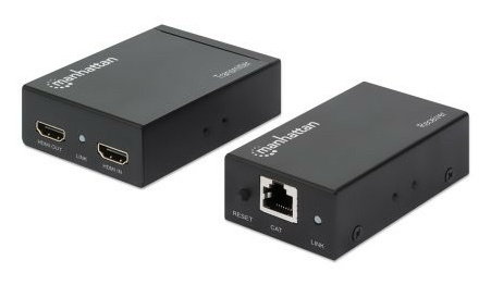 Manhattan HDMI-Extender Kit bis 50m m.Cat.6Kabel von Manhattan