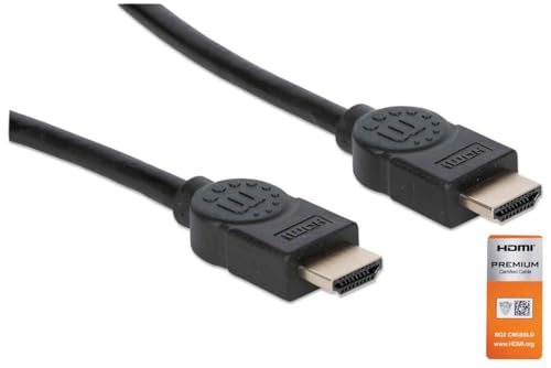 Manhattan Hdmi Cable with Ethernet, 4K@60Hz (Premium High Speed), 355346 von Manhattan