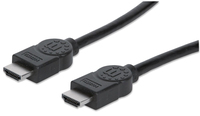 Manhattan High Speed HDMI Kabel, 3D, 4K@30Hz, HDMI Stecker auf Stecker, geschirmt, schwarz, 5 m Manhattan High Speed HDMI Kabel, 3D, 4K@30Hz, HDMI Stecker auf Stecker, geschirmt, schwarz, 5 m von Manhattan
