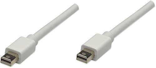 Manhattan Mini-DisplayPort Anschlusskabel Mini DisplayPort Stecker, Mini DisplayPort Stecker 1.00m W von Manhattan