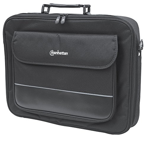 Manhattan Notebooktasche "Empire" Top Load ( geeignet für die meisten Notebooks bis 17" ) schwarz 421560 von Manhattan