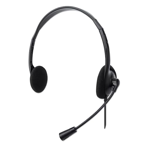 Manhattan Stereo USB-Headset On Ear, schwarz von Manhattan