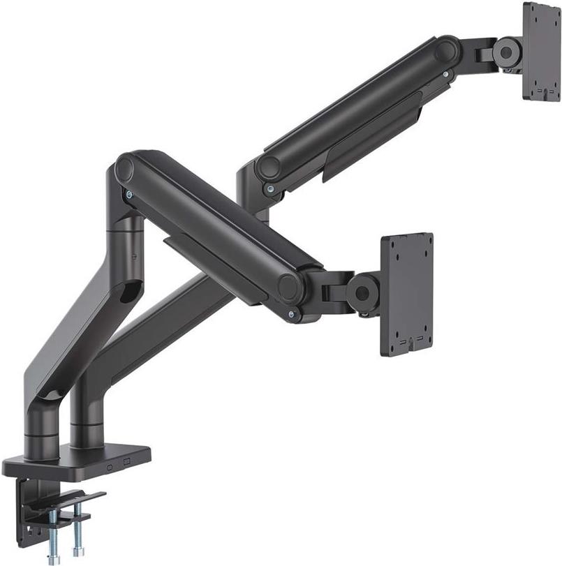 Manhattan Tischhalterung mit mech. Feder 2 Monitore 17-45 (462587) von Manhattan