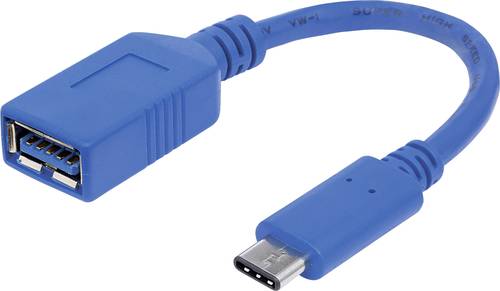 Manhattan USB 2.0, USB 3.2 Gen 1 (USB 3.0) Adapter [1x USB 3.2 Gen 1 Buchse A (USB 3.0) - 1x USB-C® von Manhattan
