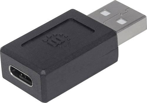 Manhattan USB 2.0 Adapter [1x USB 2.0 Stecker A - 1x USB-C® Buchse] beidseitig verwendbarer Stecker von Manhattan