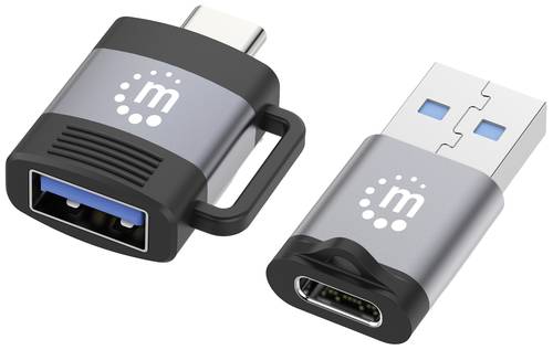 Manhattan USB 2.0 Adapter [2x USB 3.2 Gen 1 Buchse A (USB 3.0), USB 3.2 Gen 1 Buchse C (USB 3.0) - 2 von Manhattan