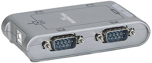 Manhattan USB 2.0 Adapter [4x D-SUB-Stecker 9pol. - 1x USB 2.0 Buchse B] 151047 von Manhattan