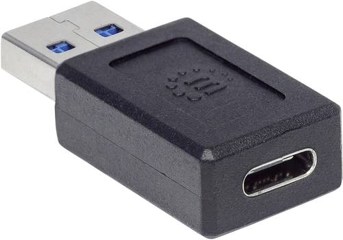 Manhattan USB 3.2 Gen 2 (USB 3.1 Gen 2) Adapter [1x USB 3.2 Gen 2 Stecker A​ (USB 3.1) - 1x USB-C� von Manhattan