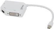 Manhattan - Videokonverter - Mini DisplayPort - DVI, HDMI, VGA - weiß von Manhattan