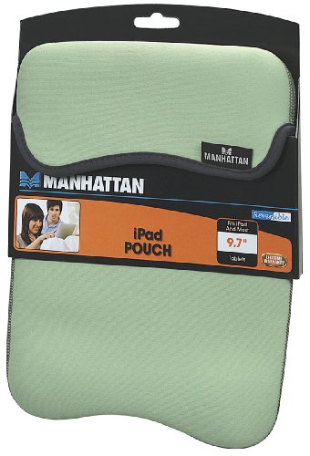 Manhattan iPad Tasche bis 24,6 cm (9,7 Zoll) grün/blau von Manhattan