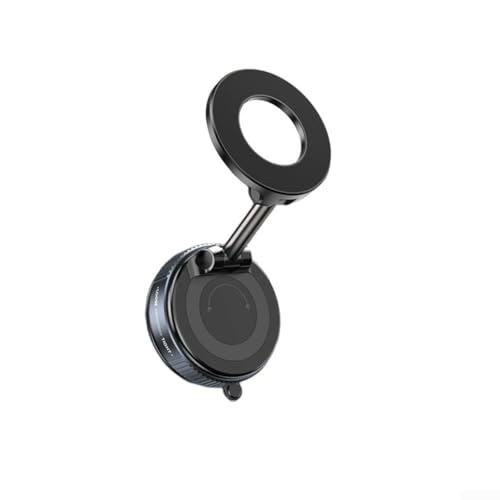 Für sichere magnetische KFZ-Handyhalterung mit Ultra-Saugnapf für alle Handygrößen (schwarz) von Manillefu