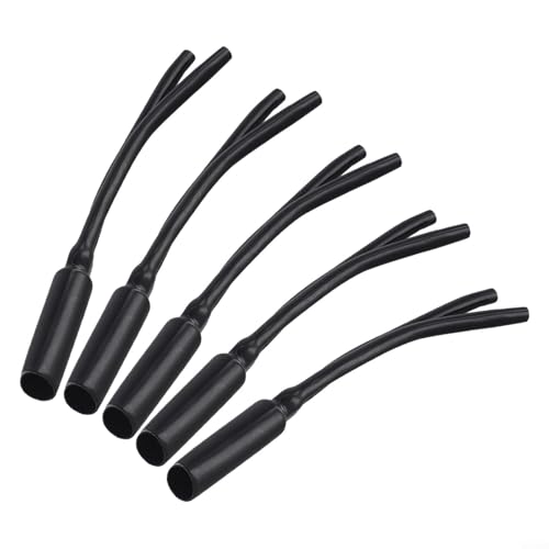 Lautsprecherkabelhülsen, 5 Stück, PVC-Schutzhüllen, kompatibel mit verschiedenen Audio-Anschlüssen (13 mm) von Manillefu