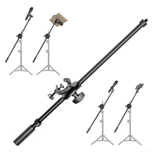 Premium-Mikrofonarm für maximale Stabilität bei Live-Auftritten oder Aufnahmen (1/4-Zoll-Adapter) von Manillefu