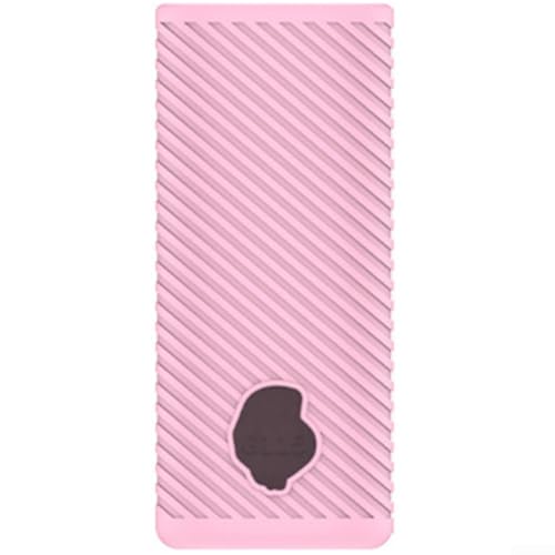 Silikon-Schutzhülle für Kopfhörer, Silikon-Kopfhörerabdeckung, Kopfhörer-Schutzhülle für Skullcandy Dime-Evo, 8,6 x 3,7 x 3,7 cm (schwarz) von Manillefu