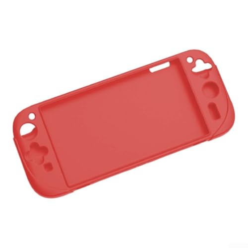 Silikon-Schutzhülle für Switch 2, Schutzhülle für Nintendo Switch 2, Schutzhülle aus Silikon für Nintendo Switch 2, Größe 27,6 x 12 x 3,2 cm (rot) von Manillefu