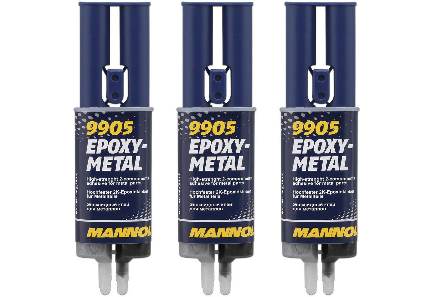 Mannol Kabelbinder 3x 2K-Epoxidkleber für Metallteile Epoxy-Metal 30 g Typ 9905 Mannol Kabelbinder 3x 2K-Epoxidkleber für Metallteile Epoxy-Metal 30 g Typ 9905 von Mannol