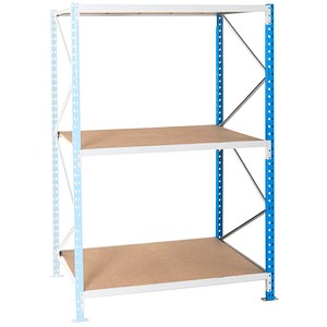 Manorga Anbau-Weitspannregal EPSIVOL ZR2020103NF4S blau, braun 200,0 x 100,0 x 200,0 cm von Manorga