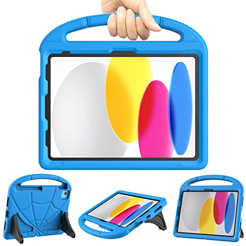 Mansiruyi Kinder-Schutzhülle für iPad (A16) 11. Generation, 27,9 cm (11 Zoll), 2025/iPad 10. Generation, 27,7 cm (11 Zoll), 27,7 cm (11 Zoll), 27,9 cm (11 Zoll), Blau von Mansiruyi