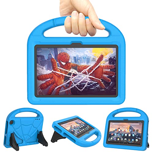 Mansiruyi Tablet-Schutzhülle für 17,8 cm (7 Zoll) Tablets (nur 13. Generation, Modelle von 2022), nicht kompatibel mit Nokia, iPad, Sony, 7 Zoll Tablets, leicht, stoßfest, mit Griff, Blau von Mansiruyi