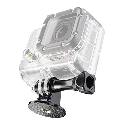 Mantona 1/4 Zoll Stativgewinde-Adapter (geeignet für GoPro Hero 11 10 9 8 7 6 5 4 3+, GoPro Session) von Mantona