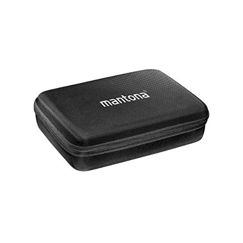 Mantona 21240 Hardcase Tasche für GoPro Action Cam Gr. M, schwarz , von Mantona
