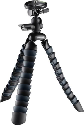Mantona Armadillo Spezialstativ 1/4 Zoll Arbeitshöhe=12.5 - 28cm Schwarz, Grau Für Smartphones und Mantona Armadillo Spezialstativ 1/4 Zoll Arbeitshöhe=12.5 - 28cm Schwarz, Grau Für Smartphones und von Mantona