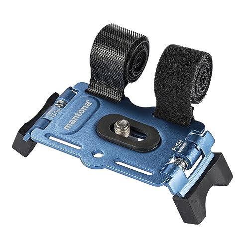 Mantona Fahrradbefestigung und Tischstativ (mit 1/4 Zoll Anschluss, geeignet für GoPro Hero 11 10 9 8 7 6 5 4 3+ 3 2 1, Session und andere kompatible Action Cams, Kompaktkamera Smartphone) von Mantona
