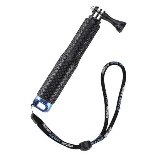 Mantona Teleskop Haltestange (L 50 cm für GoPro Adaptersysteme, für GoPro Hero 11 10 9 8 7 6 5 4 3+ 3 2 1, Session und andere kompatible Action Cams, ausziehbar von 18-50 cm) von Mantona