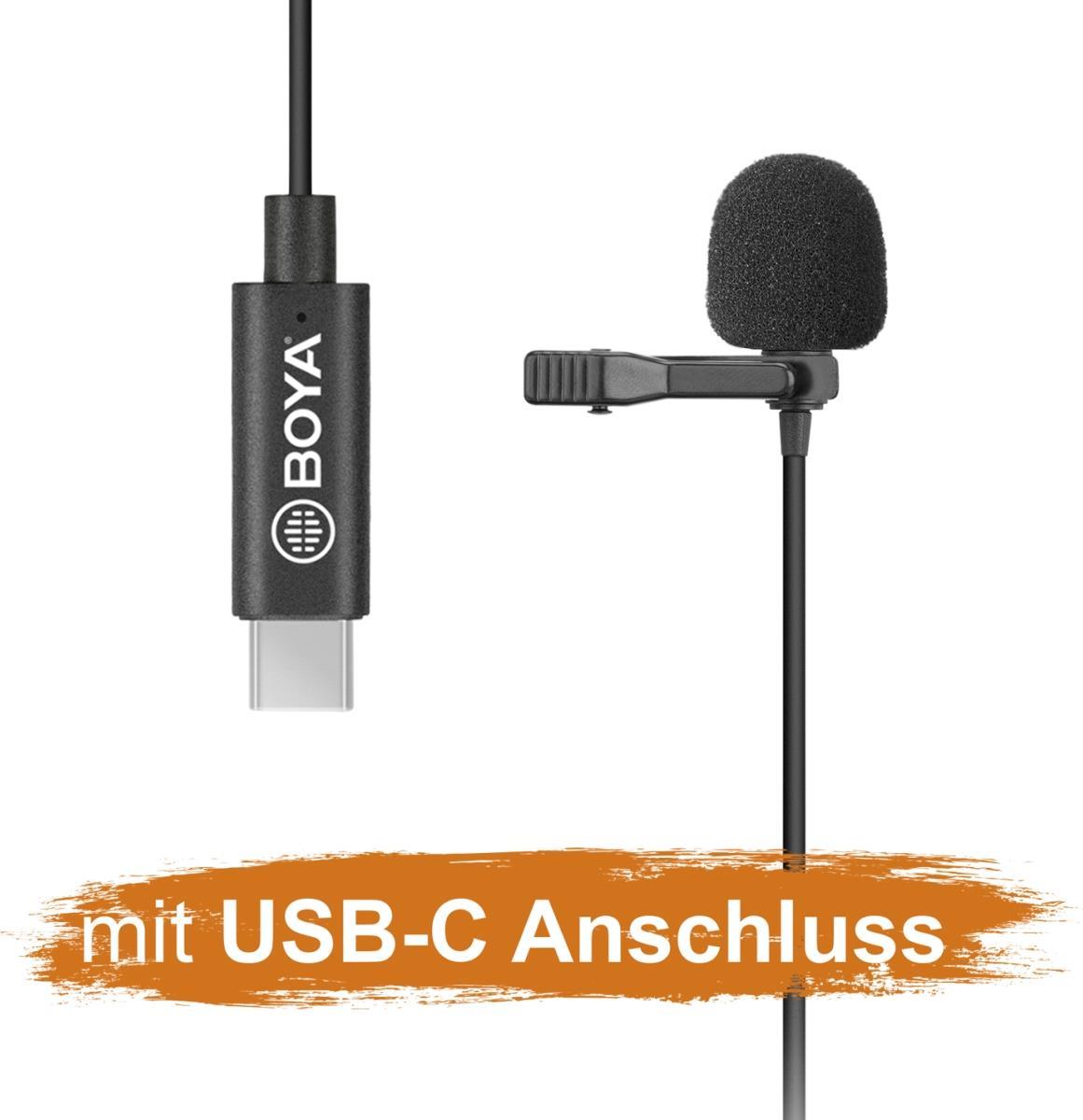 Walimex Boya M3 Ansteckmikrofon - Aufsteckbares Mikrofon - 40 dB - 50 - 20000 Hz - 76 dB - Omnidirektional - Verkabelt (22919) von Mantona