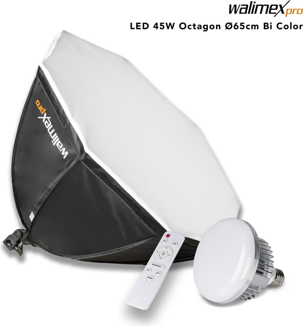 Walimex Pro LED - 45 W - 1 Glühbirne(n) - LED - 50000 h - Kaltweiße - 4500 lm (23103) von Mantona