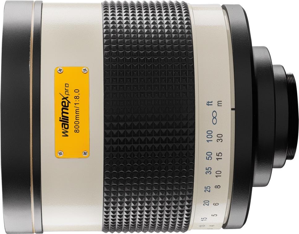 Walimex pro 800/8,0 DSLR Spiegel Canon R (22932) von Mantona