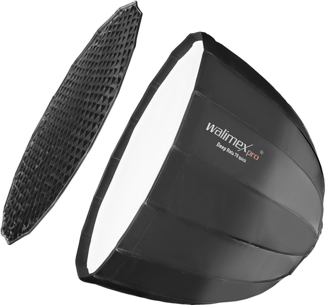 Walimex pro Studio Line Deep Rota SB QA70 mit Softboxadapter Walimex pro & K (22577) von Mantona