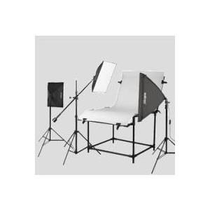mantona Walimex Shooting Table Set Pro Daylight - Dauerlicht-Kit - 3 Kopf/Köpfe x 1 Lampe(n) - fluoreszierend - 50 W - AC (16702) von Mantona