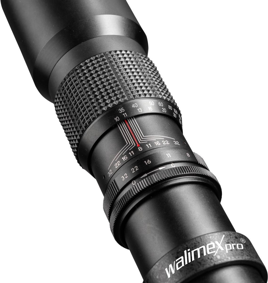 mantona Walimex - Teleobjektiv - 500 mm - f/8.0 - Sony A-type - für Sony a DSLR-A100, A230, A290, A330, A380, A390, A450, A500, A550, A560, A580, SLT-A33, A55 (12726) von Mantona