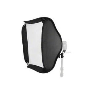 walimex Easy Softbox für Kompaktblitze, 60x60cm (16785) von Mantona