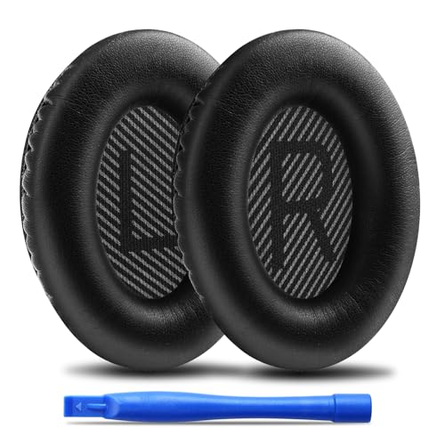 Ohrpolster für Bose-Kopfhörer, Ersatz-Ohrpolster aus Schaumstoff für Bose QuietComfort 15 QC15 QC25 QC45 QC35 QC35 II, SoundTrue&SoundLink Ae2 Ae2i Ae2w Over-Ear-Kopfhörer Ohrpolster für Bose-Kopfhörer, Ersatz-Ohrpolster aus Schaumstoff für Bose QuietComfort 15 QC15 QC25 QC45 QC35 QC35 II, SoundTrue&SoundLink Ae2 Ae2i Ae2w Over-Ear-Kopfhörer von Mantoto