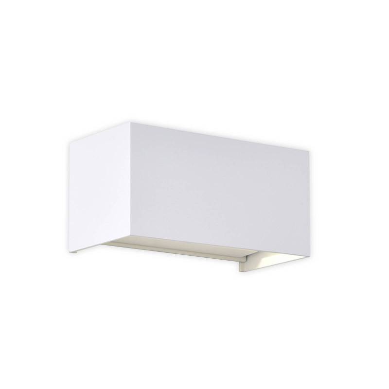 LED-Außenwandleuchte Davos double, weiß, dimmbar, Aluminium von Mantra Iluminación