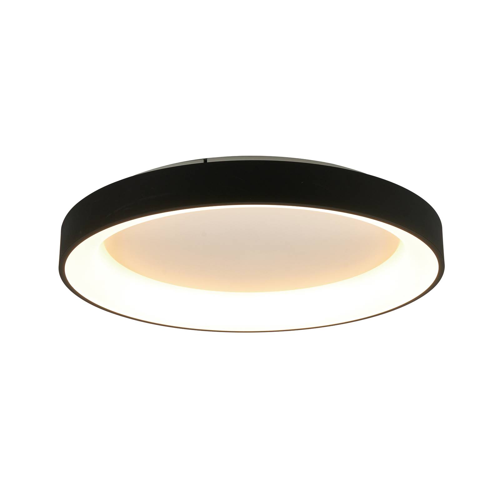 LED-Deckenlampe Niseko II CCT Fernbedienung, Ø 50cm, schwarz LED-Deckenlampe Niseko II CCT Fernbedienung, Ø 50cm, schwarz von Mantra Iluminación