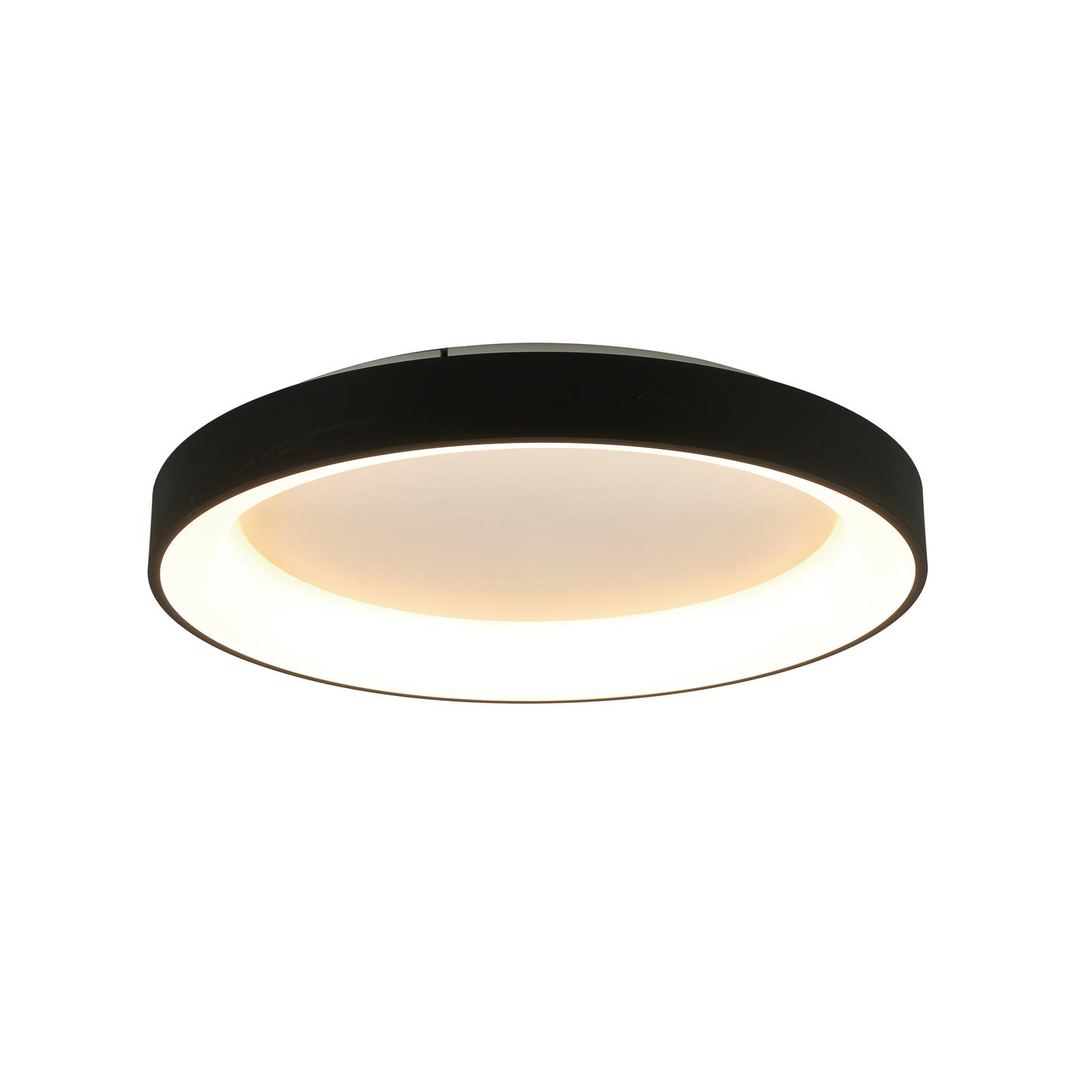 LED-Deckenlampe Niseko II CCT Fernbedienung, Ø 65cm, schwarz LED-Deckenlampe Niseko II CCT Fernbedienung, Ø 65cm, schwarz von Mantra Iluminación